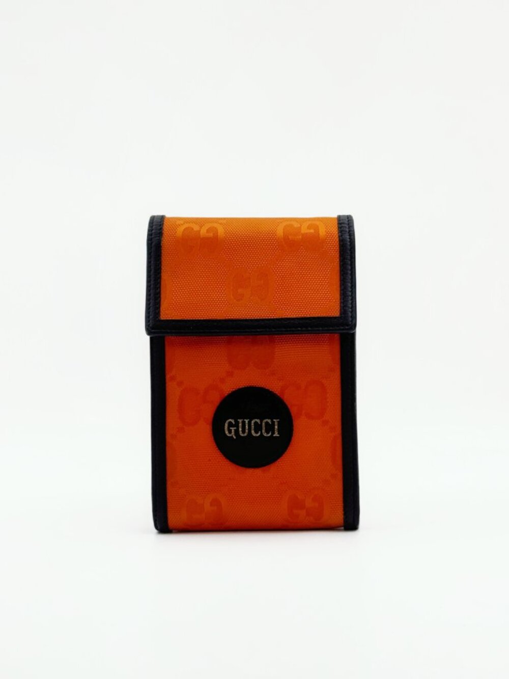 Gucci GG Monogram Orange Mini Crossbody Phone Bag - Picture 14 of 14